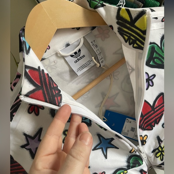 Adidas X Jeremy Scott zip cropped top - Picture 4 of 9